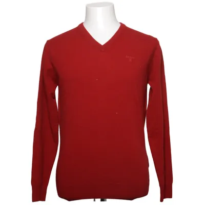 Pullover (Essential Lambswool V Neck) von Barbour Wolle