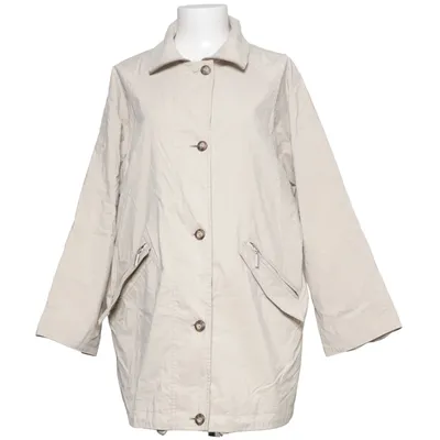 Frakke (Beige) fra Frandsen Polyamid, Polyester