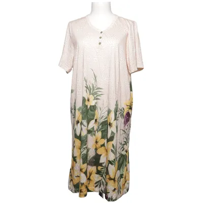 Nachtkleid (Beige, Grün, Gelb) von Bader Baumwolle, Modal