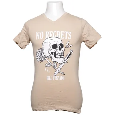 T-shirt (Beige) van Bill Tornade Katoen
