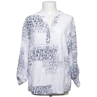 Blouse (Wit, Zwart) van Moda
