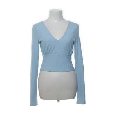 Topp (Blå) från NA-KD Elastan, Polyester, Viskos