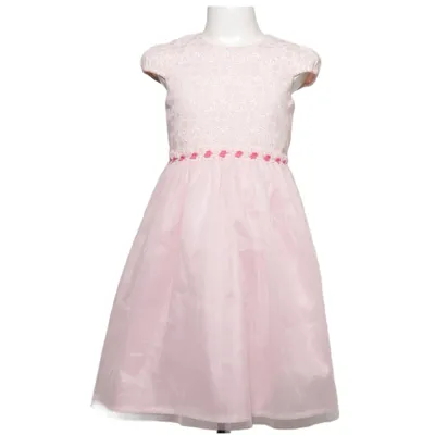 Bloemenmeisjes jurk (Roze) van Topo Katoen, Polyester, Viscose