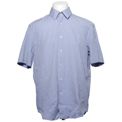 Short sleeve shirt (Blue, White) from Hugo Boss Cotton