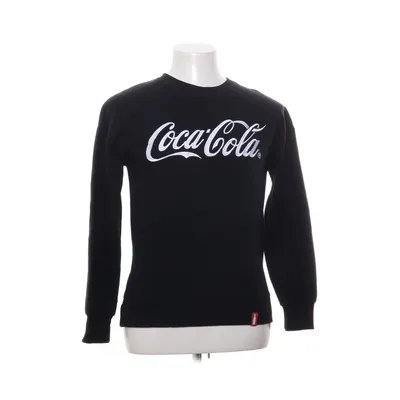 Sweatshirt (Noir) de Coca Cola Coton biologique, Polyester recyclé