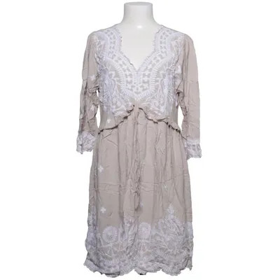Robe (Beige, Blanc) de Chiara Forthi Viscose