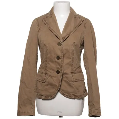 Kavaj (Brun) från Massimo Dutti Woman Bomull