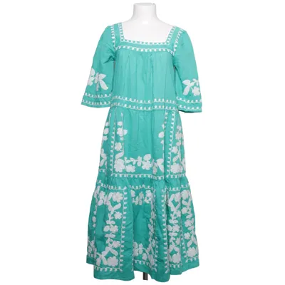 Långklänning (Grön, Vit) från Sézane Bomull, Linne, Polyester