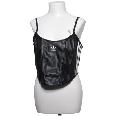 Crop top (Zwart, Wit) van Adidas Originals Polyester, Polyurethaan