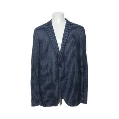 Blazer (Blue) from Benvenuto. Acetate, Cotton, Linen, Viscose