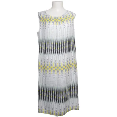 Robe (Blanc, Jaune, Gris) de Mosaic Polyester, Viscose
