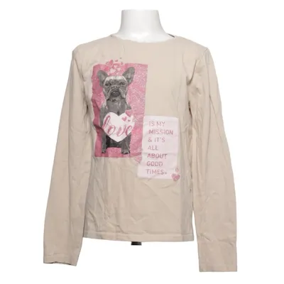 Långärmad t-shirt (Beige, Rosa) från Page One Young Bomull