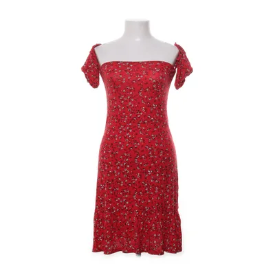 Jurk (Rood, Meerkleurig) van Boohoo Tall Elastaan, Viscose