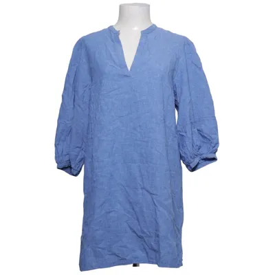 Jurk (Blauw) van H&M Premium Quality Katoen, Linnen