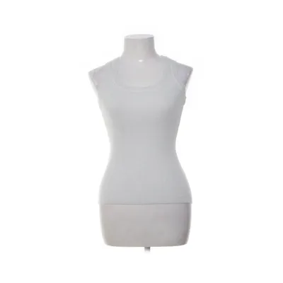 Tank Top (White, Silver) from Jean Louis Francois Polyamide, Viscose