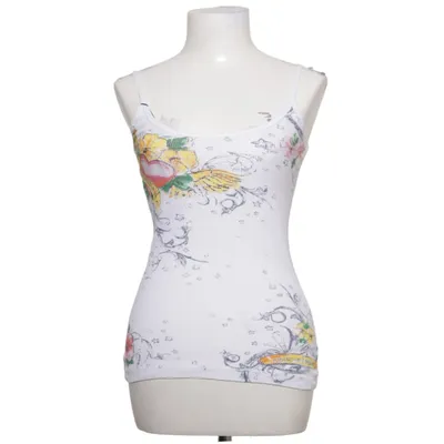 Tank Top (White, Multicolored) from Fresh Made Cotton