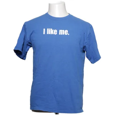 T-shirt (Blauw) van Hanes Heavyweight Katoen