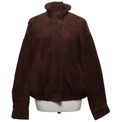 Lederjacke (Braun) von Zara Leather Collection Leder