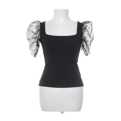Topp (Svart) från Shein Elastan, Polyester