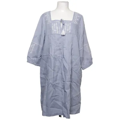 Jurk (Blauw) van Cappucini Casual Linnen