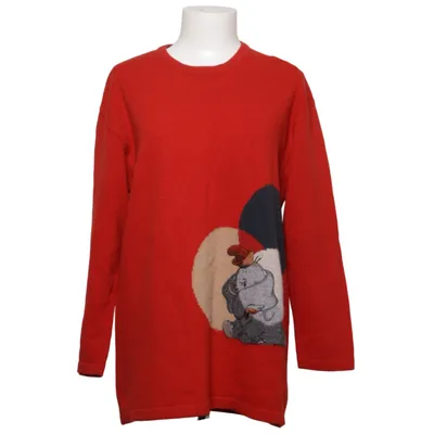 Sweater (Rød, Flerfarvet) fra Iceberg Angora, Uld