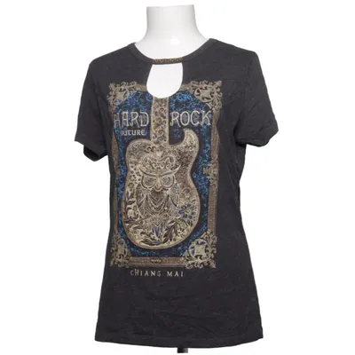 T-shirt (Gris) de Hard Rock Couture Coton, Polyester