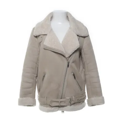 Shearling jacket (Beige) from Zara Woman Polyester