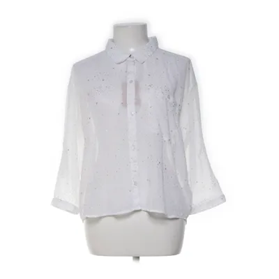 Blouse (Blanc, Or) de Designers Remix Collection Polyester