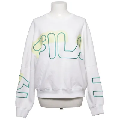 Sweatshirt (Wit, Groen, Geel) van White Line Fila Katoen, Elastaan, Polyester