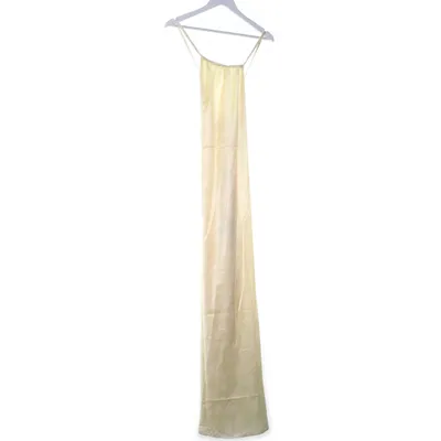 Långklänning (Gul) från Peppermayo Elastan, Polyester