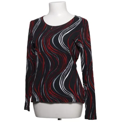Langærmet t-shirt (Sort, Rød, Hvid, Flerfarvet) fra Classic Woman Elastan, Viscose