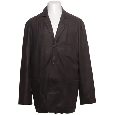 Leather blazer (Brown) from Eddy's Jackets Leather, Polyester