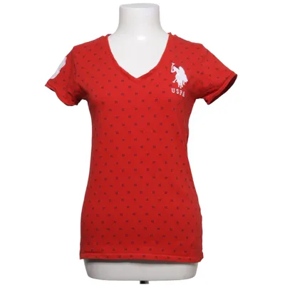 T-shirt (Röd) från U.S. Polo Assn. Bomull, Elastan