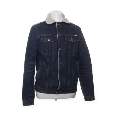 Fodrad jeansjacka (Blå, Vit) från Emmett Bomull, Polyester