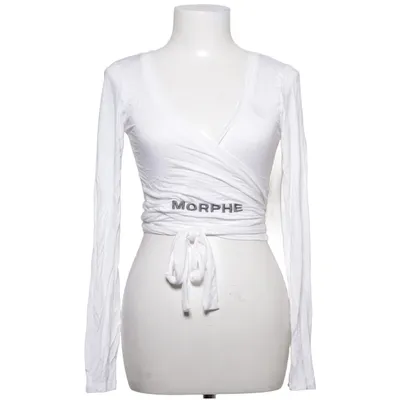Haut portefeuille (Blanc) de Morphe Coton, Élasthane