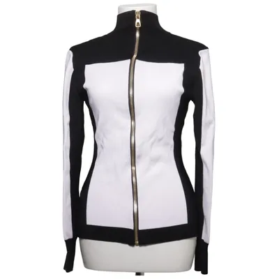 Veste (Noir, Blanc) de Balmain x H&M Élasthane, Polyamide, Viscose