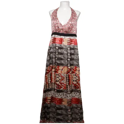 Halternek jurk (Rood, Beige, Meerkleurig) van Hallhuber Donna Polyester, Zijde