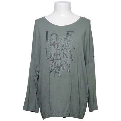 Lange mouwen shirt (Groen) van Stooker Katoen, Modal