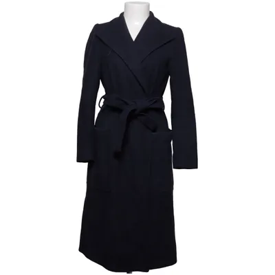 Coat (Black) from Zara Basic Outerwear Acetate, Polyester