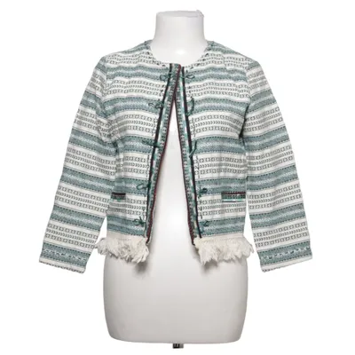 Jakke (Grøn, Hvid, Flerfarvet) fra Bershka Premium Outerwear Bomuld