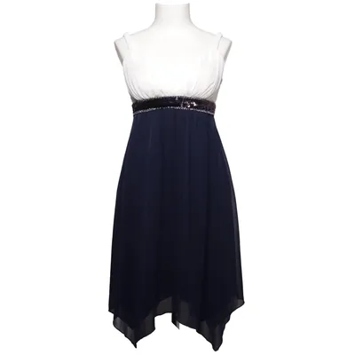 Cocktailkleid (Blau, Weiß) von Enfocus Studio Polyester