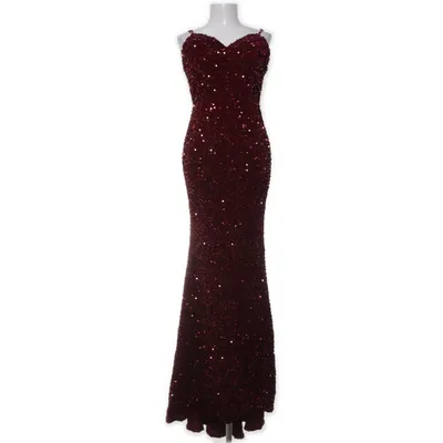 Avondjurk (Rood, Meerkleurig) van Miss Ord Elastaan, Polyester