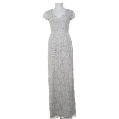 Maxi dress (Gray) from Dry Lake Cotton, Polyamide, Polyester