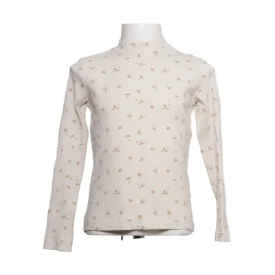 Lange mouwen shirt (Beige) van Hema Katoen, Elastaan