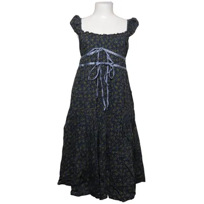 Dress (Blue, Yellow, White) from Voriagh Cotton