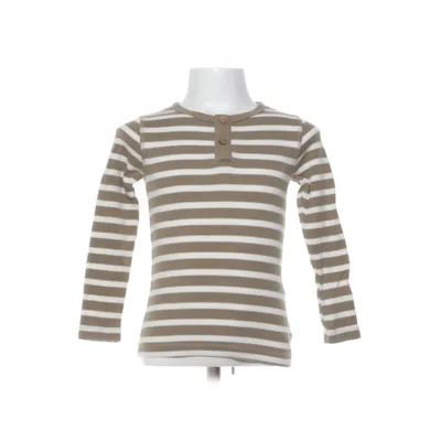 Henley shirt (Wit, Bruin) van POMPdeLUx Organisch katoen, Elastaan