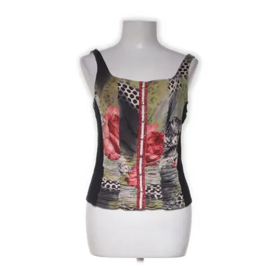 Tanktop (Groen, Meerkleurig) van Eva & Claudi Viscose, Elastaan