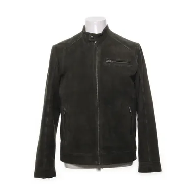 Läderjacka (Grön) från Selected Homme Mocka