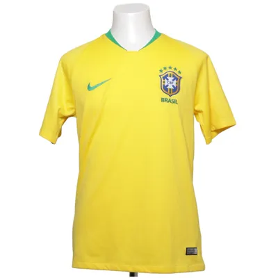 Voetbalshirt (Geel, Groen) van Nike Polyester