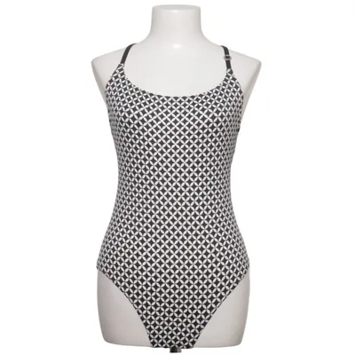 Swimsuit (Black, White) from Blu Elastane, Polyamide